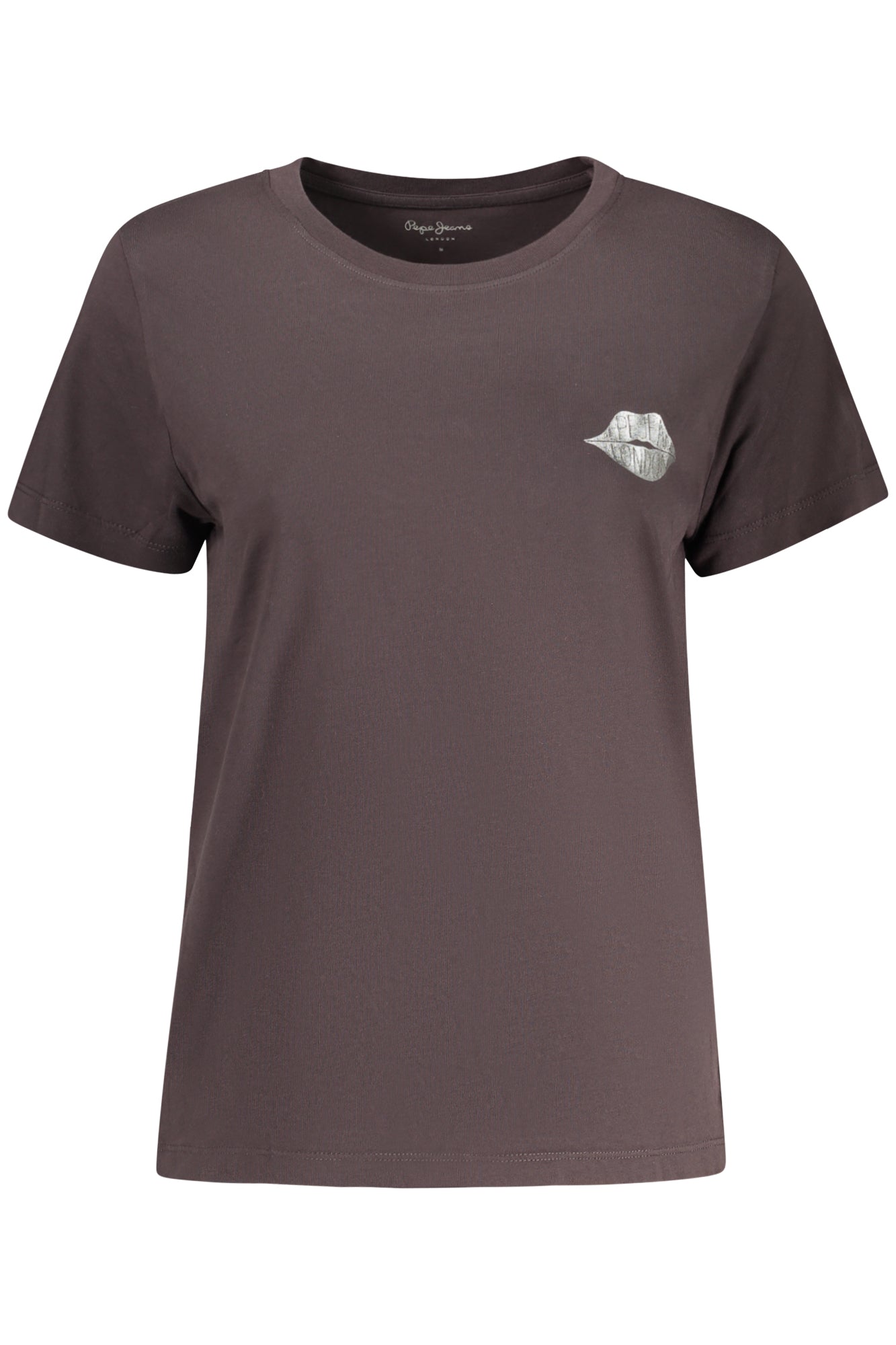 PEPE JEANS T-SHIRT MANICHE CORTE DONNA NERO