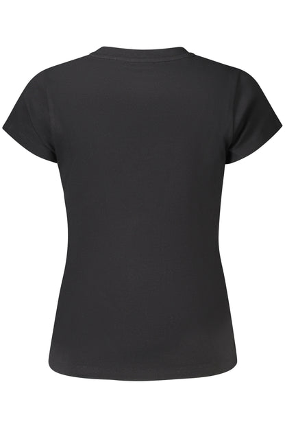 PEPE JEANS T-SHIRT MANICHE CORTE DONNA NERO