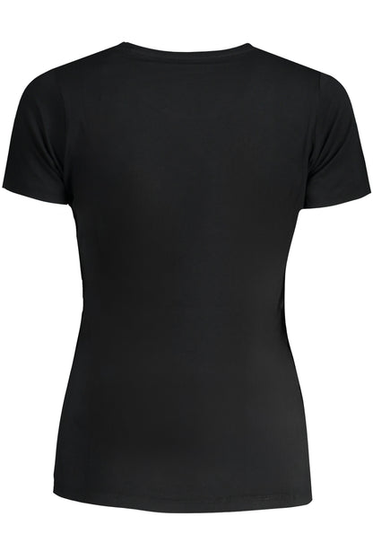 PEPE JEANS T-SHIRT MANICHE CORTE DONNA NERO