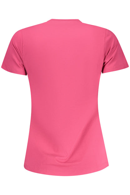 PEPE JEANS T-SHIRT MANICHE CORTE DONNA ROSA