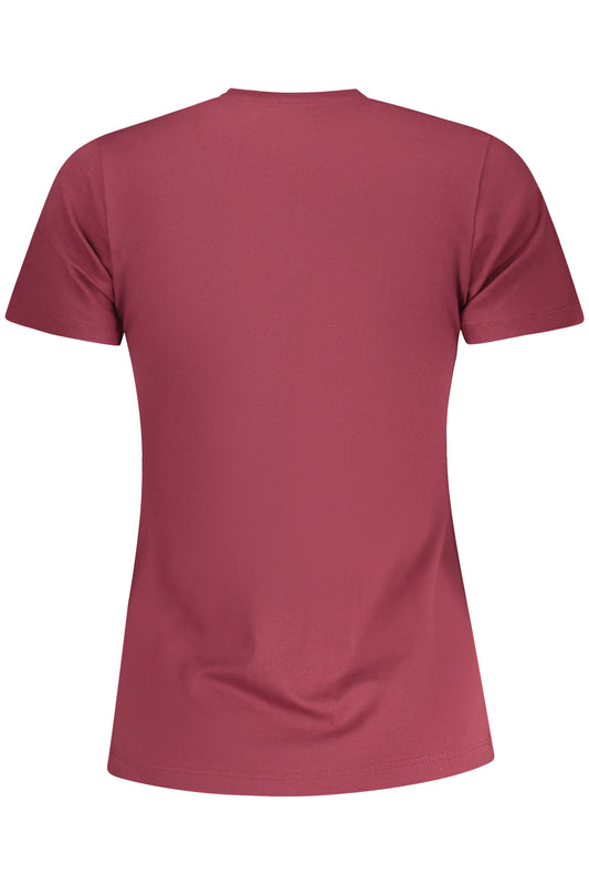 PEPE JEANS T-SHIRT MANICHE CORTE DONNA ROSSO