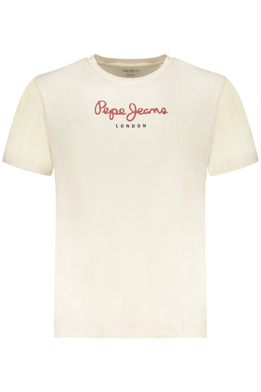 PEPE JEANS T-SHIRT MANICHE CORTE UOMO BEIGE
