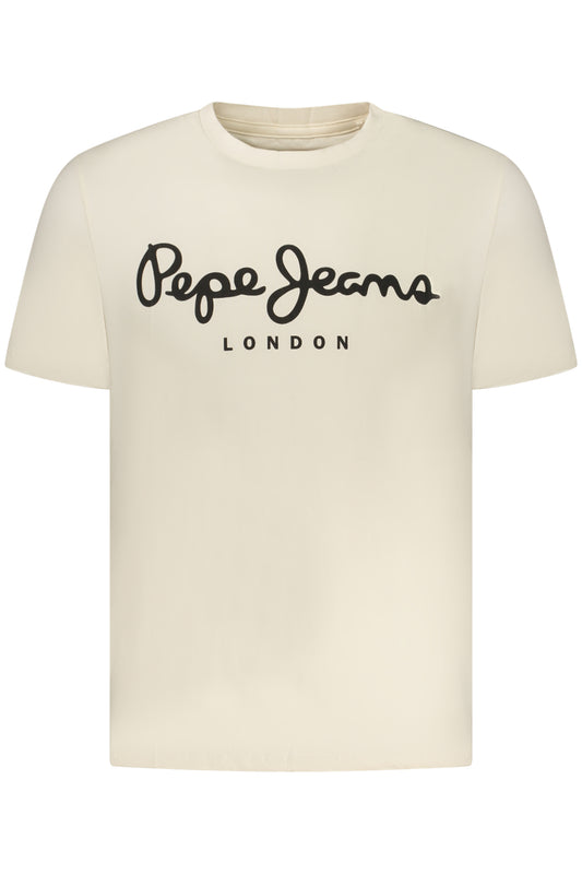 PEPE JEANS T-SHIRT MANICHE CORTE UOMO BEIGE