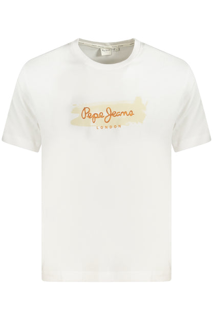 PEPE JEANS T-SHIRT MANICHE CORTE UOMO BIANCO