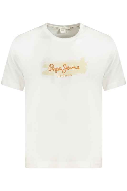 PEPE JEANS T-SHIRT MANICHE CORTE UOMO BIANCO