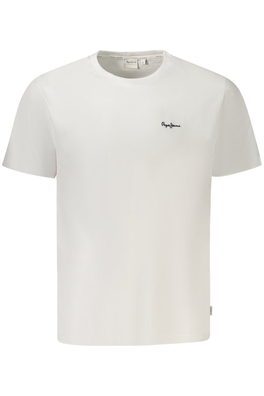 PEPE JEANS T-SHIRT MANICHE CORTE UOMO BIANCO