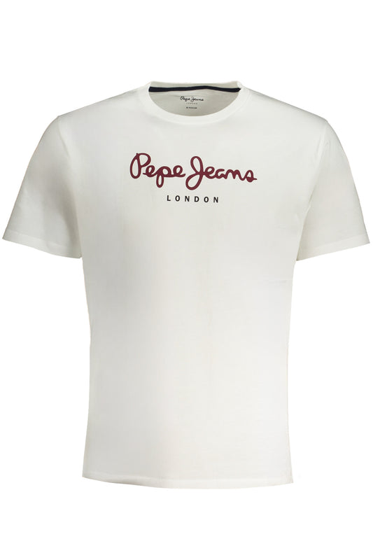 PEPE JEANS T-SHIRT MANICHE CORTE UOMO BIANCO