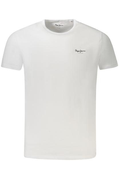 PEPE JEANS T-SHIRT MANICHE CORTE UOMO BIANCO