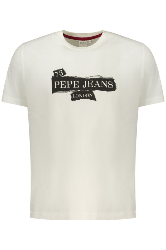 PEPE JEANS T-SHIRT MANICHE CORTE UOMO BIANCO