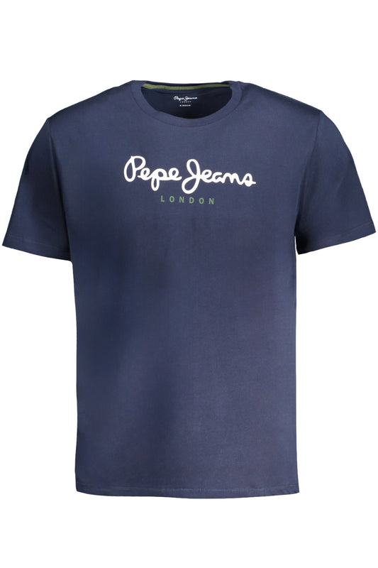 PEPE JEANS T-SHIRT MANICHE CORTE UOMO BLU
