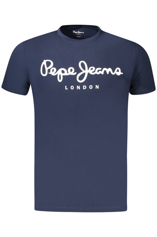 PEPE JEANS T-SHIRT MANICHE CORTE UOMO BLU