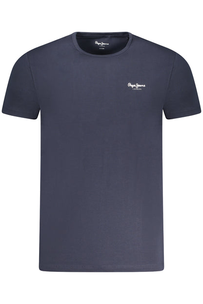 PEPE JEANS T-SHIRT MANICHE CORTE UOMO BLU