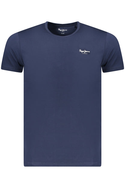 PEPE JEANS T-SHIRT MANICHE CORTE UOMO BLU