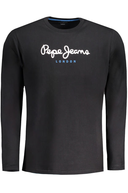 PEPE JEANS T-SHIRT MANICHE LUNGHE UOMO NERO