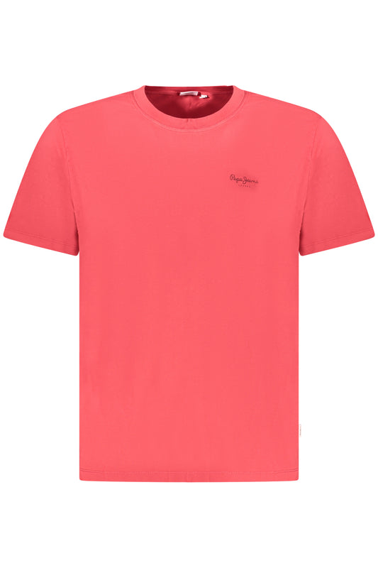 PEPE JEANS T-SHIRT MANICHE CORTE UOMO ROSSO
