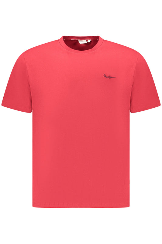 PEPE JEANS T-SHIRT MANICHE CORTE UOMO ROSSO