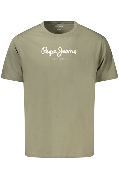 PEPE JEANS T-SHIRT MANICHE CORTE UOMO VERDE