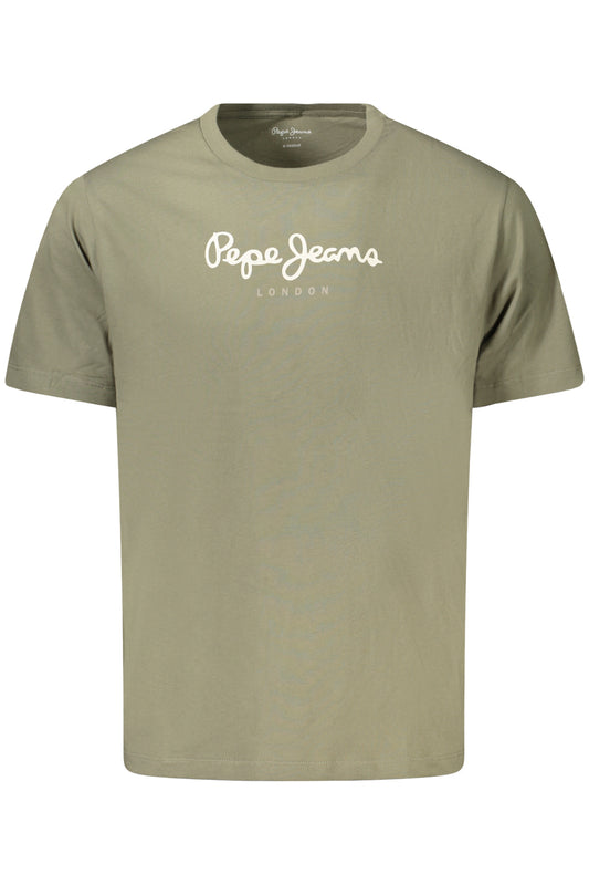 PEPE JEANS T-SHIRT MANICHE CORTE UOMO VERDE