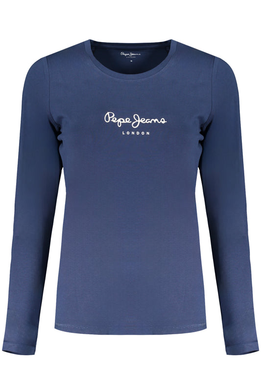 PEPE JEANS T-SHIRT MANICHE LUNGHE DONNA BLU