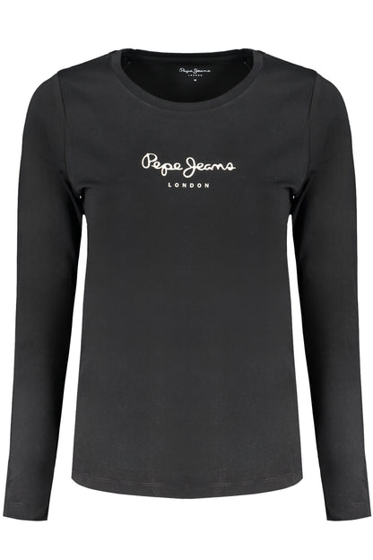 PEPE JEANS T-SHIRT MANICHE LUNGHE DONNA NERO