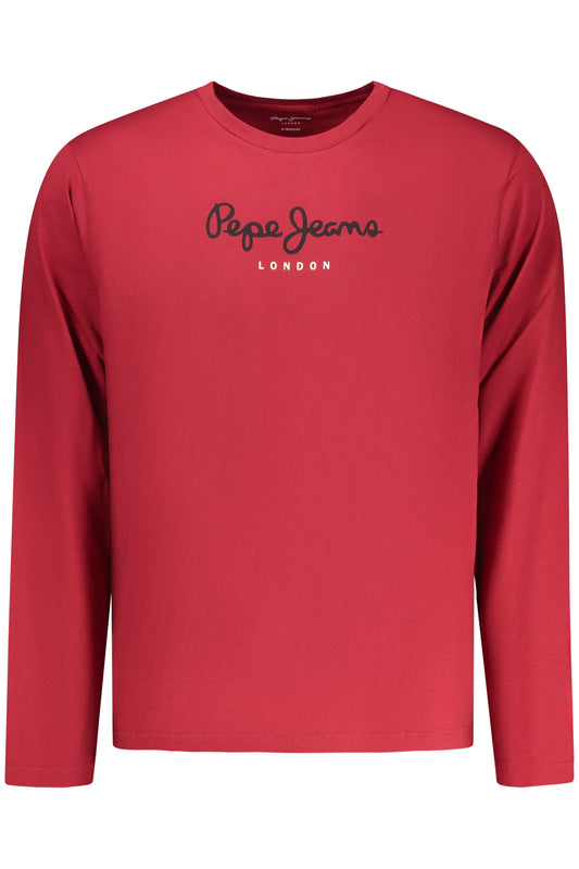 PEPE JEANS T-SHIRT MANICHE LUNGHE UOMO ROSSO