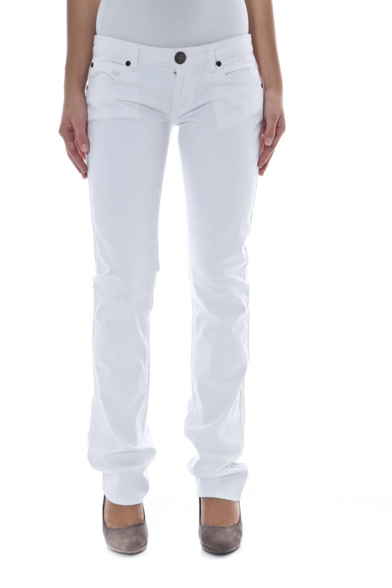 PHARD PANTALONE DONNA BIANCO