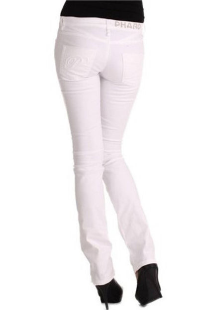 PHARD PANTALONE DONNA BIANCO