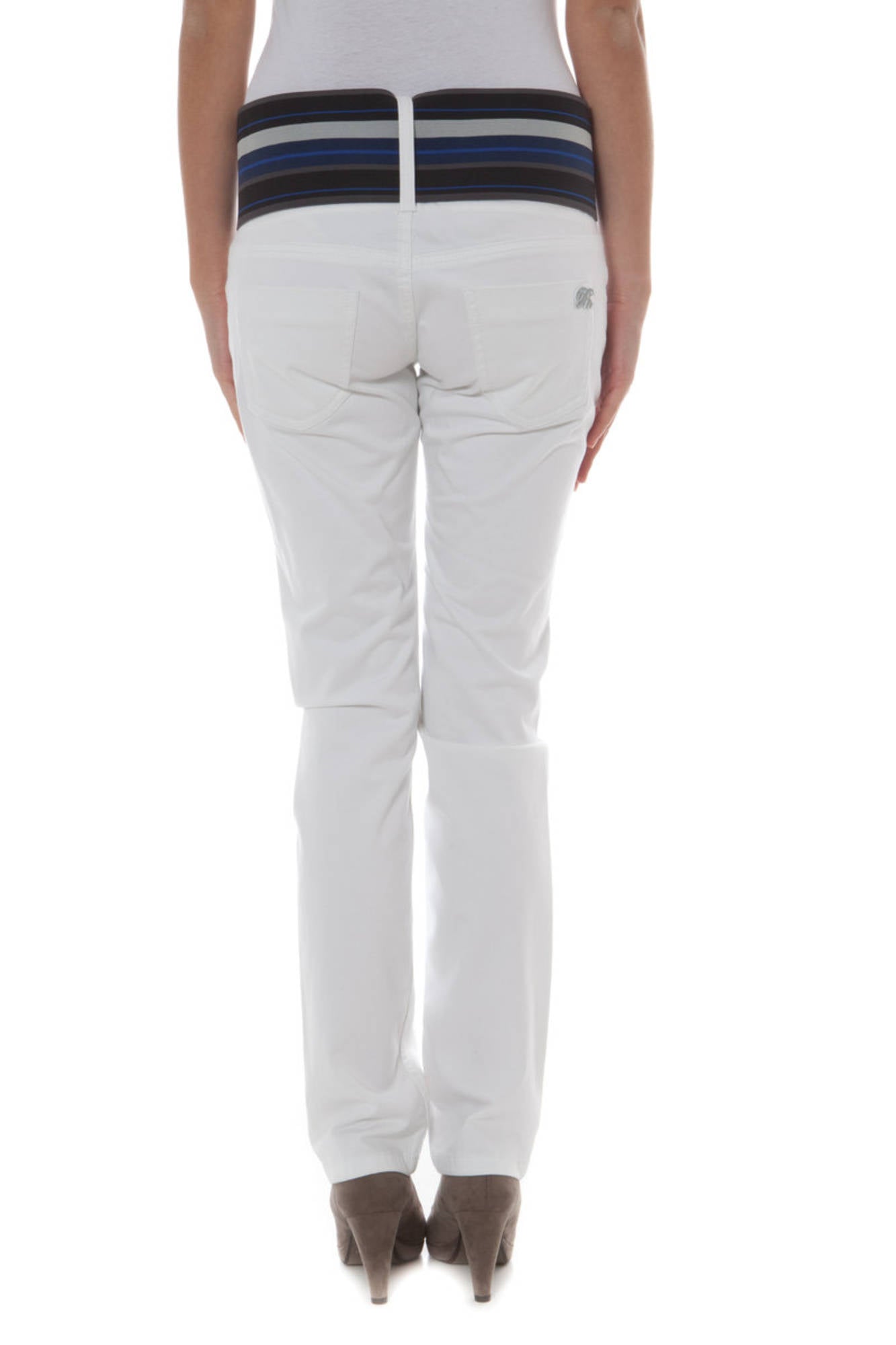 PHARD PANTALONE DONNA BIANCO