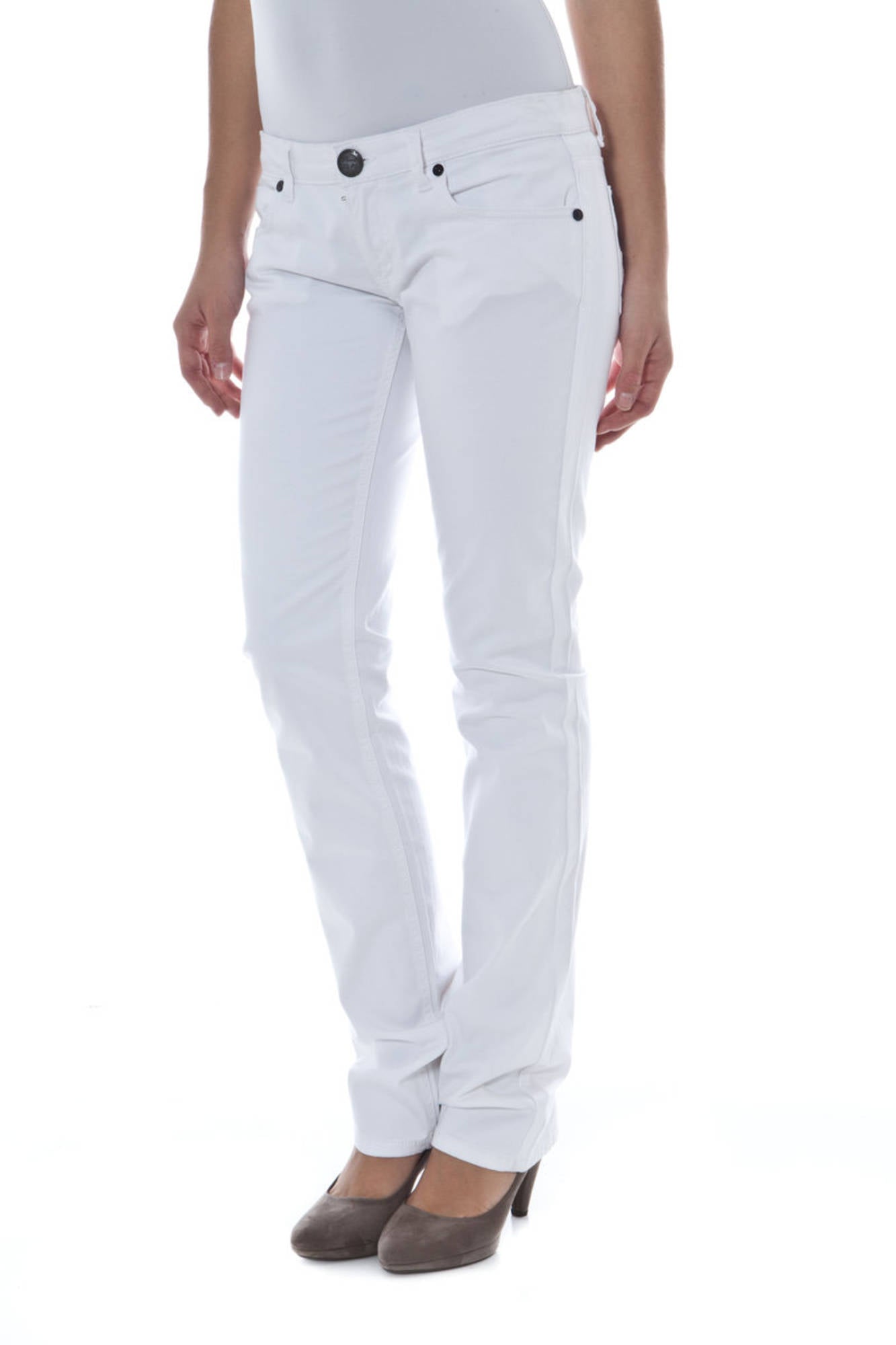 PHARD PANTALONE DONNA BIANCO
