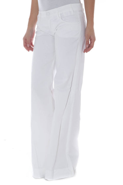 PHARD PANTALONE DONNA BIANCO