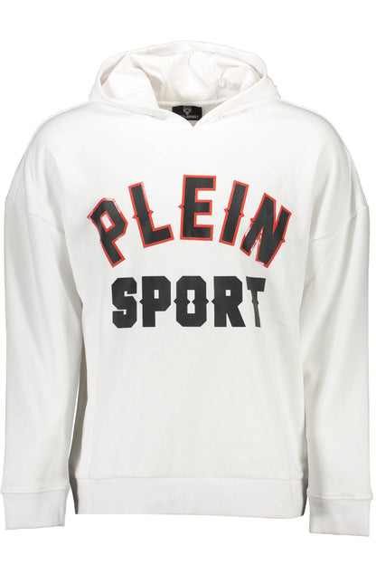 PLEIN SPORT FELPA SENZA ZIP UOMO BIANCO
