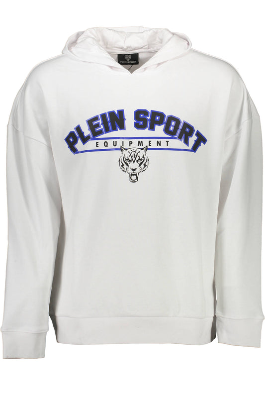 PLEIN SPORT FELPA SENZA ZIP UOMO BIANCO