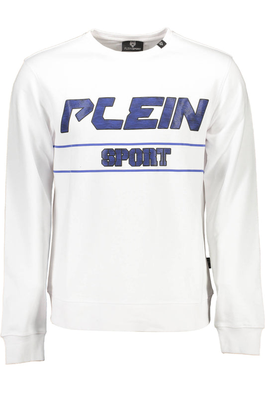 PLEIN SPORT FELPA SENZA ZIP UOMO BIANCO
