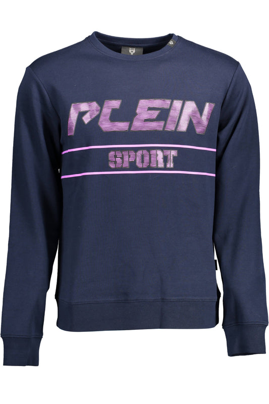 PLEIN SPORT FELPA SENZA ZIP UOMO BLU