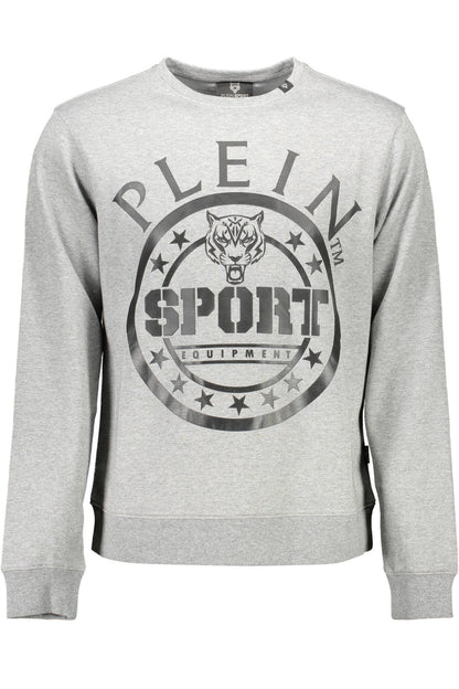 PLEIN SPORT FELPA SENZA ZIP UOMO GRIGIO