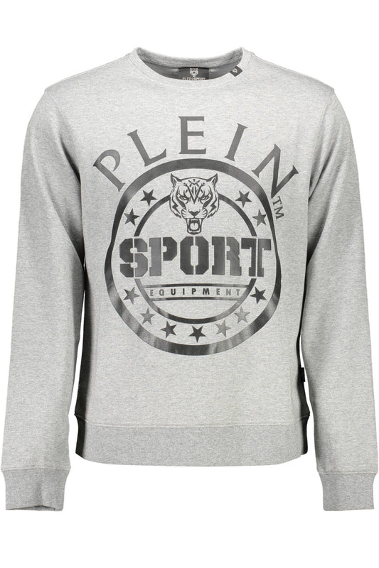 PLEIN SPORT FELPA SENZA ZIP UOMO GRIGIO