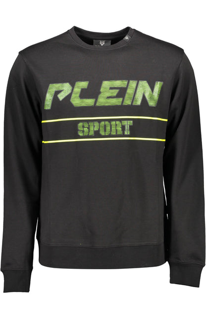 PLEIN SPORT FELPA SENZA ZIP UOMO NERO