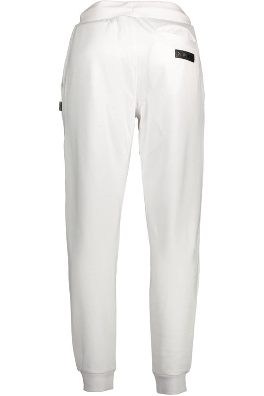 PLEIN SPORT PANTALONE UOMO BIANCO