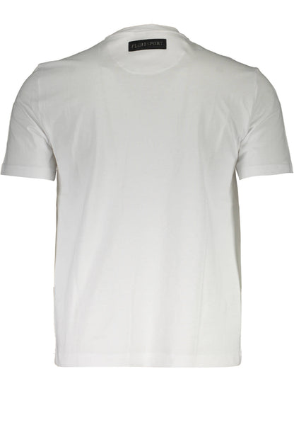 PLEIN SPORT T-SHIRT MANICHE CORTE UOMO BIANCO