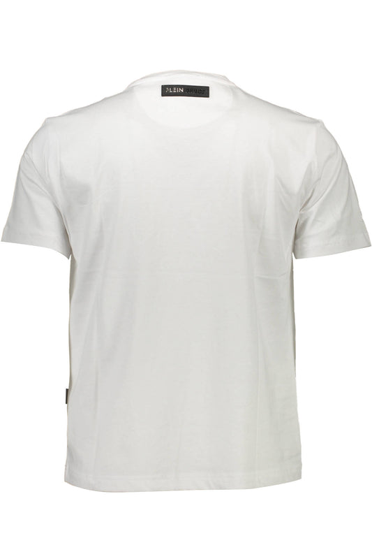 PLEIN SPORT T-SHIRT MANICHE CORTE UOMO BIANCO
