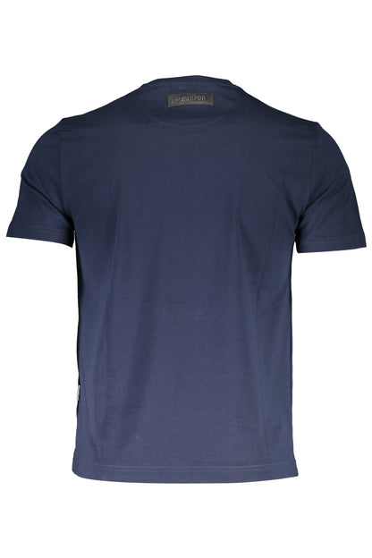 PLEIN SPORT T-SHIRT MANICHE CORTE UOMO BLU