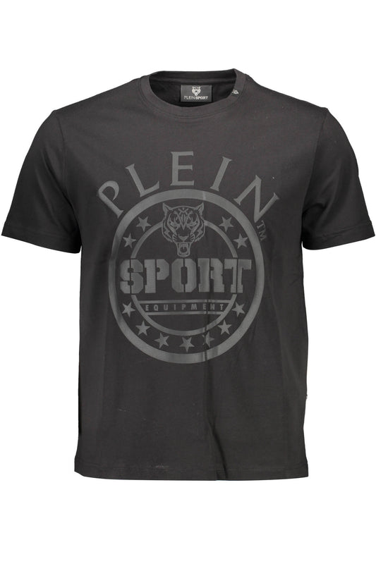 PLEIN SPORT T-SHIRT MANICHE CORTE UOMO NERO