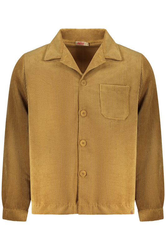 RIFLE CAMICIA MANICHE LUNGHE UOMO MARRONE