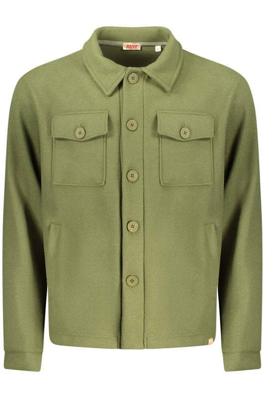 RIFLE CAMICIA MANICHE LUNGHE UOMO VERDE