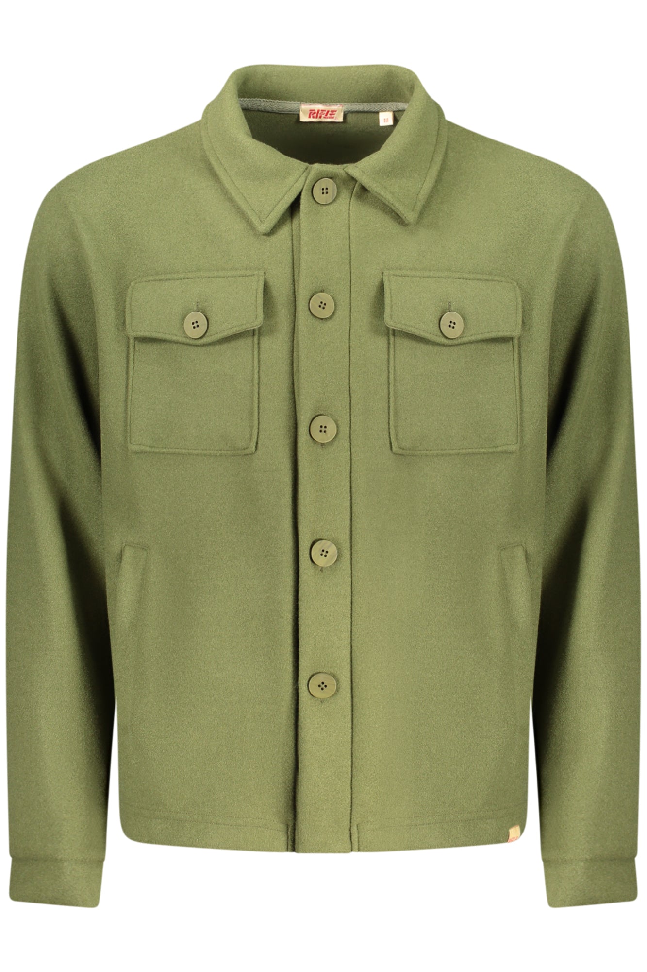 RIFLE CAMICIA MANICHE LUNGHE UOMO VERDE