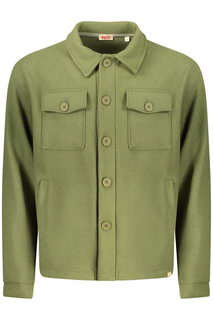 RIFLE CAMICIA MANICHE LUNGHE UOMO VERDE