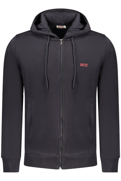 RIFLE FELPA CON ZIP UOMO BLU