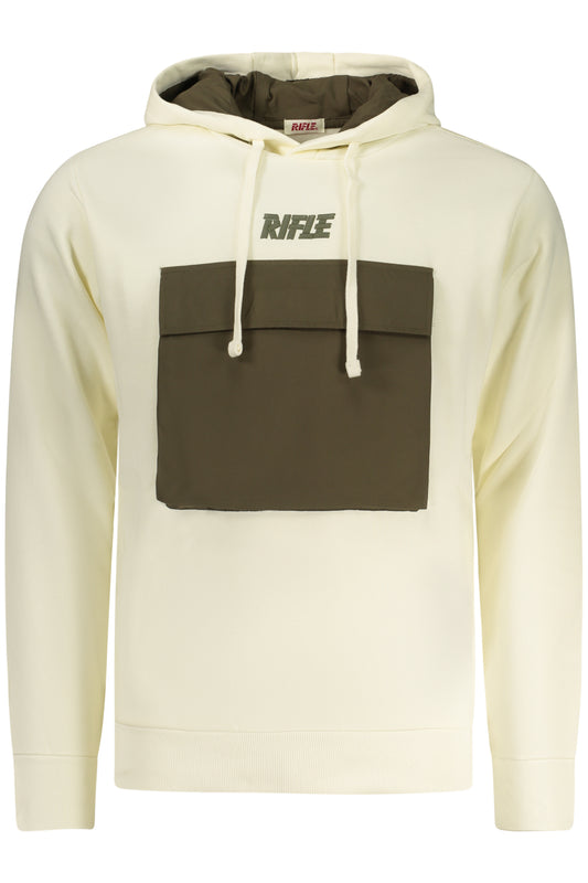 RIFLE FELPA SENZA ZIP UOMO BIANCO