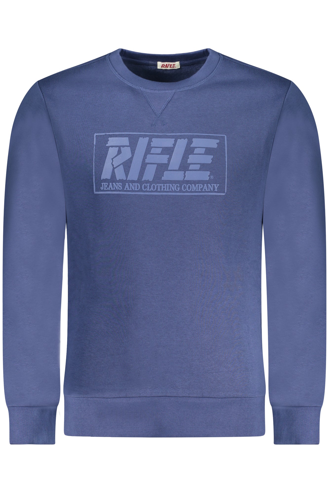 RIFLE FELPA SENZA ZIP UOMO BLU