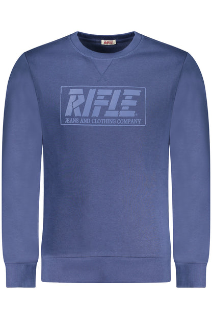 RIFLE FELPA SENZA ZIP UOMO BLU